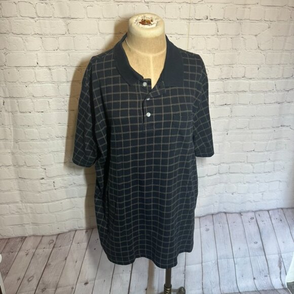 Men's Polo XL checkered pattern - Picture 1 of 4